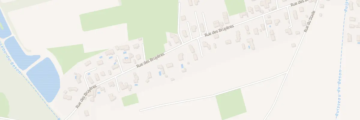 Plan du 33 Rue des Bruyères à Assieu