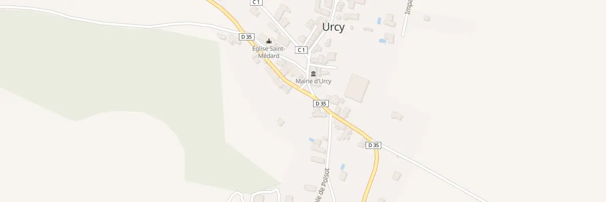 Plan du 14 Rue Lamartine à Urcy