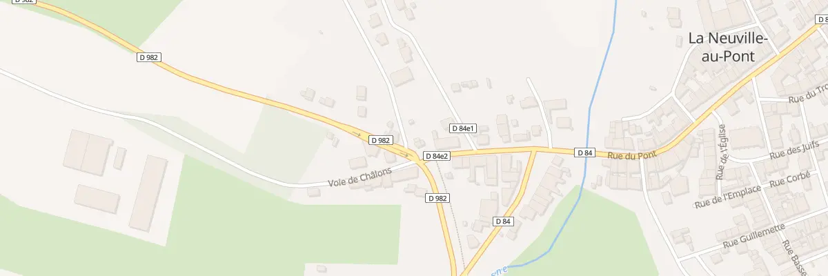 Plan du 5236 Rte de Vouziers à La Neuville-au-Pont