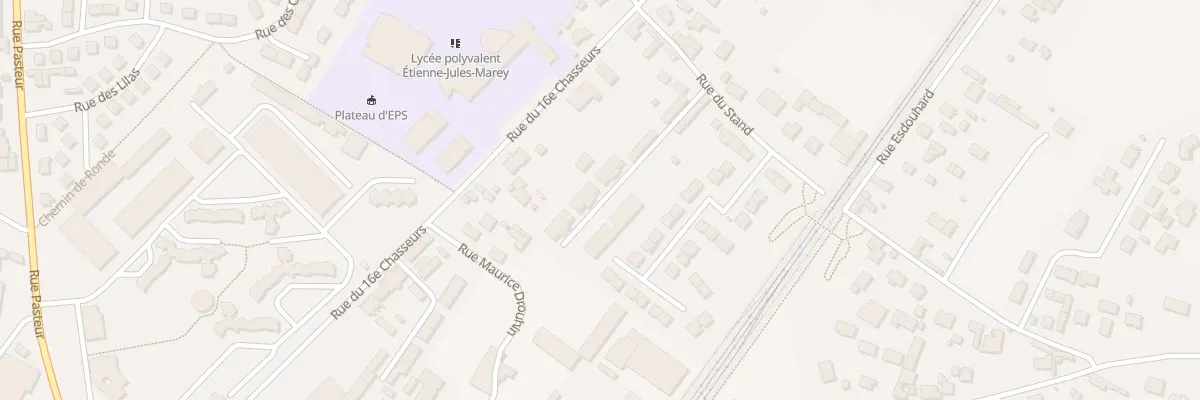 Plan du 8D Rue du Stand à Beaune