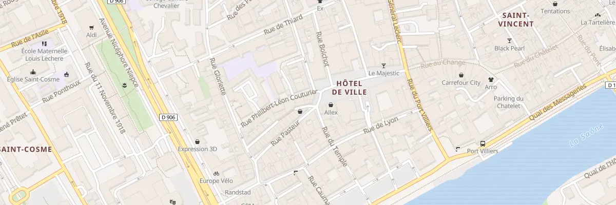 Plan du 4 Rue des Etuves à Chalon-sur-Saône