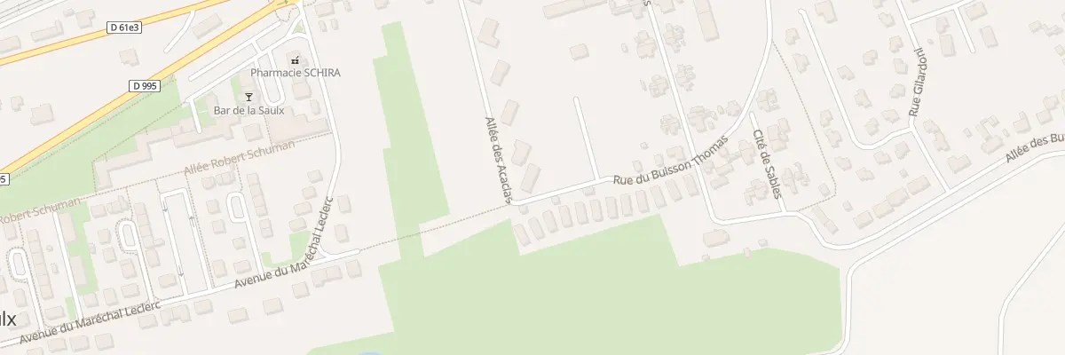 Plan du 21 All des Acacias à Pargny-sur-Saulx