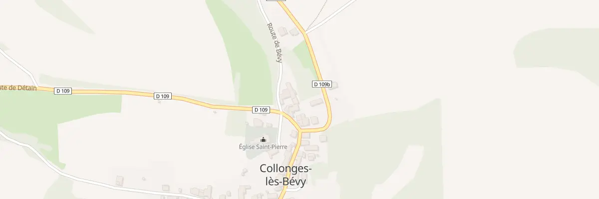 Plan du 4 Rte de Bevy à Collonges-lès-Bévy