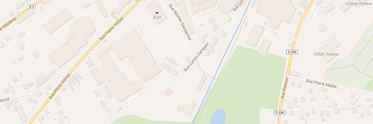 Plan du 40 Rue Lucien Sampaix à Vrigne aux Bois