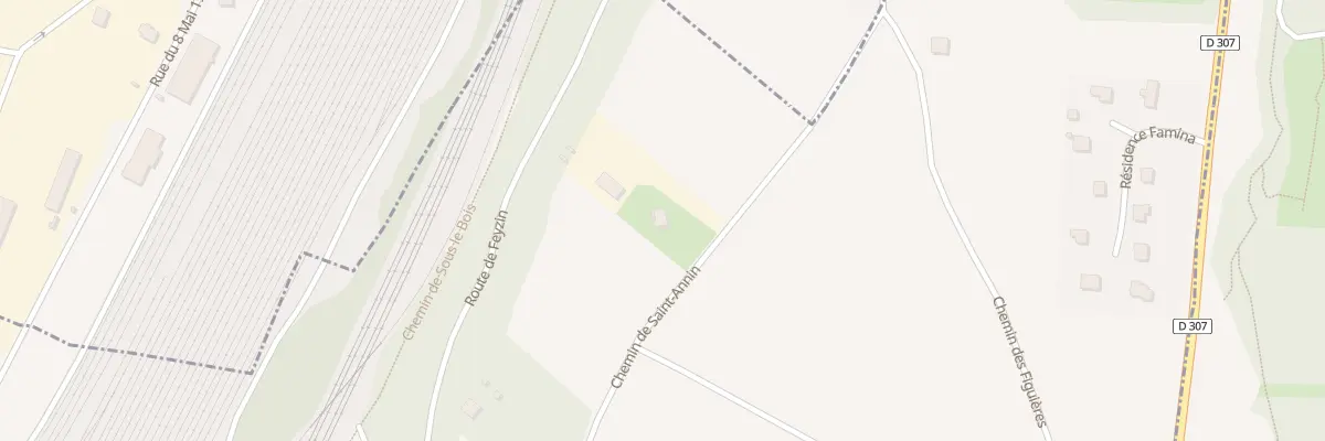 Plan du 603 Che de Saint Anin à Solaize