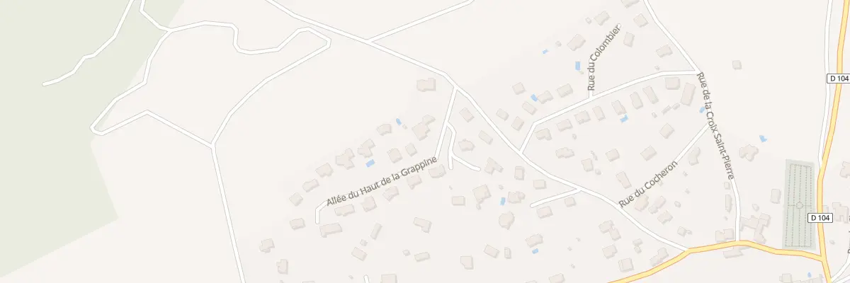 Plan du 4B All du Haut de la Grappine à Fleurey-sur-Ouche