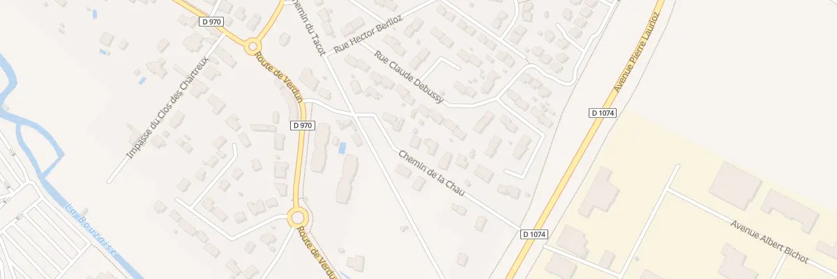 Plan du 5 Cr Dit de la Chau à Beaune