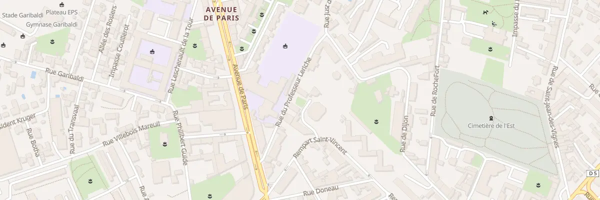 Plan du 16 Rue Professeur Leriche à Chalon-sur-Saône