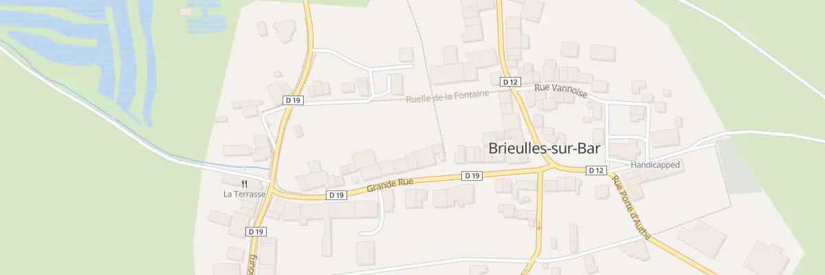 Plan du 14 Gr Grande Rue à Brieulles-sur-Bar