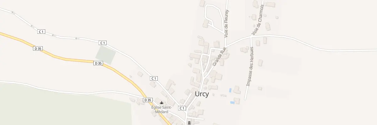 Plan du 3 Rue de la Remise à Urcy