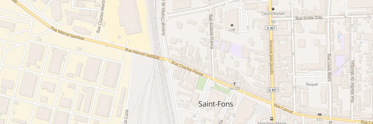 Plan du 11 Rue Charles Plasse à Saint-Fons