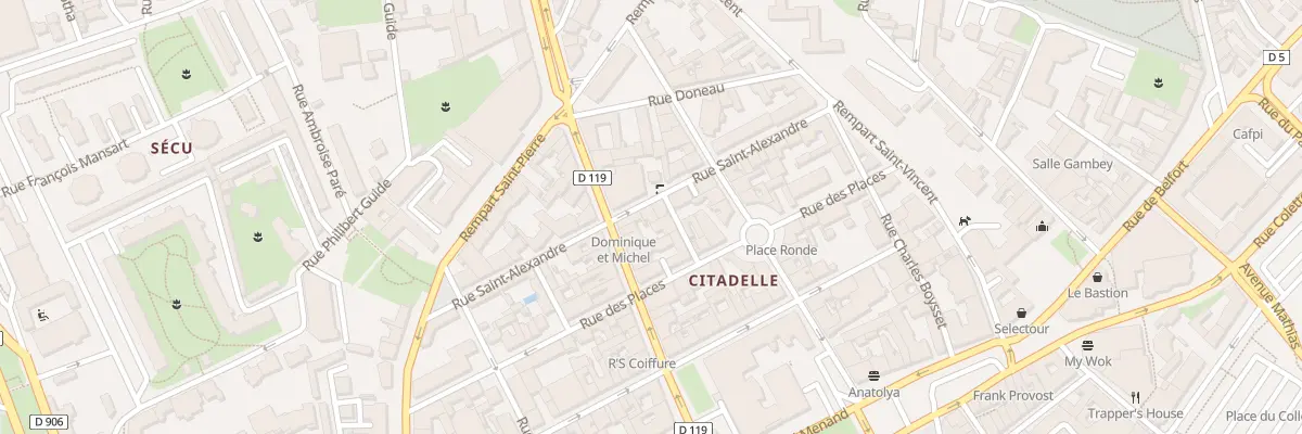 Plan du 25 Rue Saint Alexandre à Chalon-sur-Saône