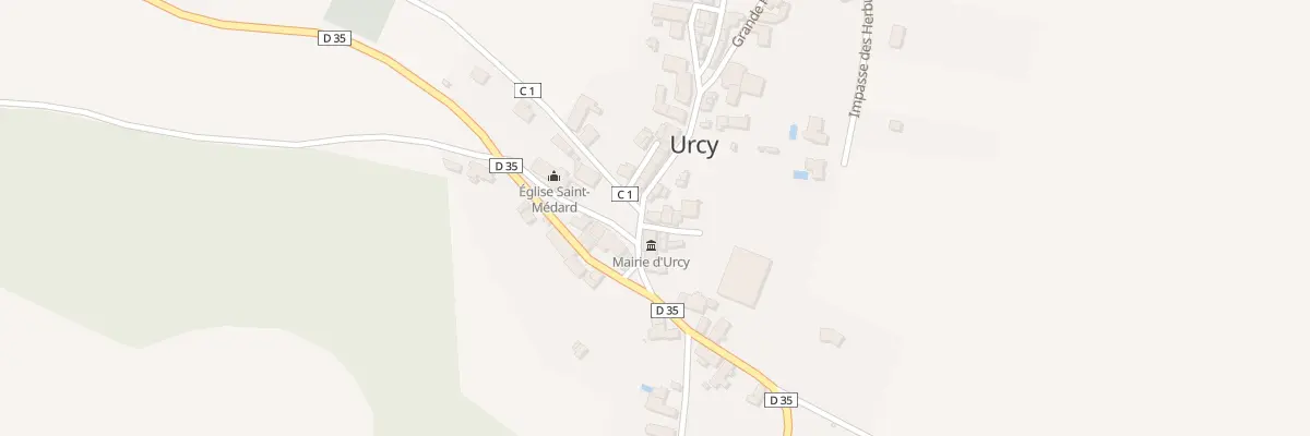 Plan du 1 Imp Henri Bossong à Urcy