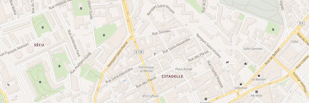 Plan du 18 Rue Saint Alexandre à Chalon-sur-Saône