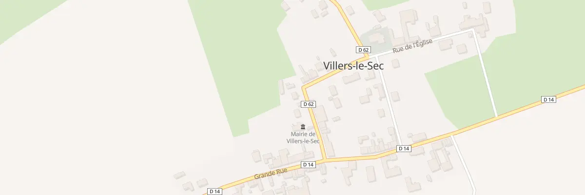 Plan du 4 Rue de la Mairie à Villers-le-Sec
