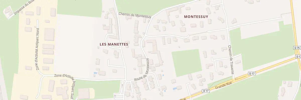 Plan du 155 Rte de Montessuy à Chaneins