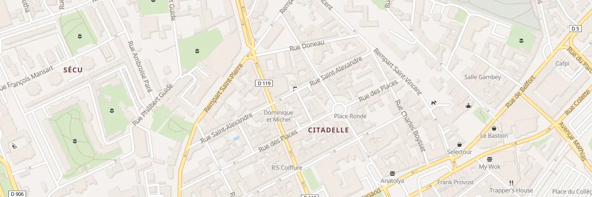 Plan du 23 Rue Saint Alexandre à Chalon-sur-Saône