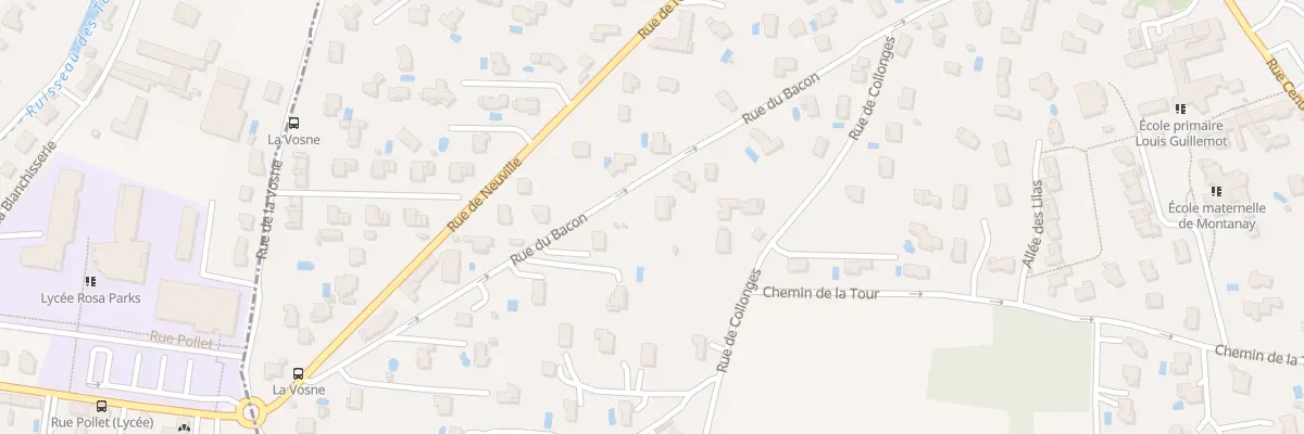 Plan du 479 Rue du Bacon à Montanay