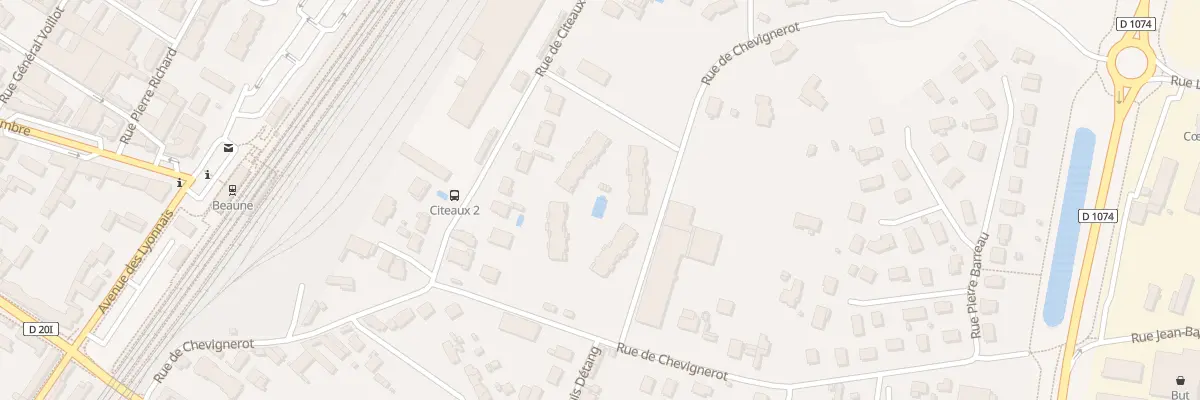 Plan du 13 Rue de Chevignerot à Beaune