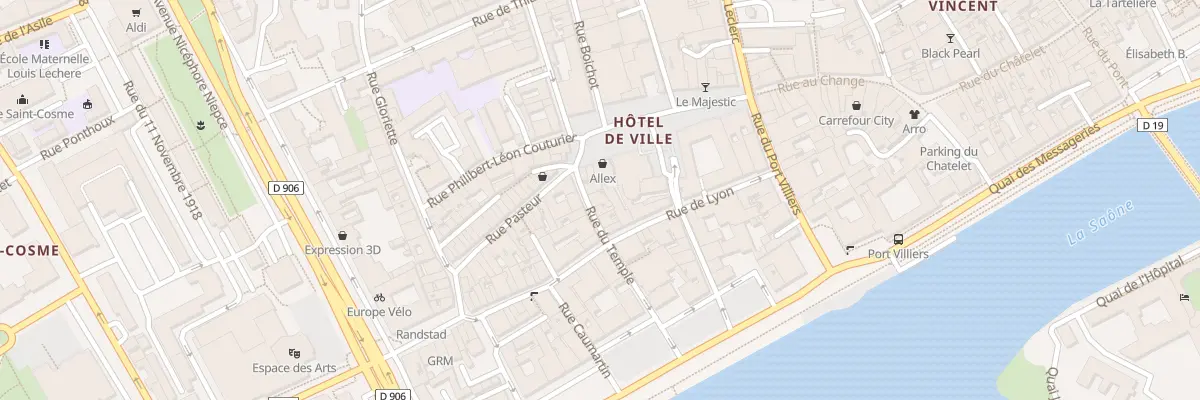Plan du 20 Rue du Temple à Chalon-sur-Saône