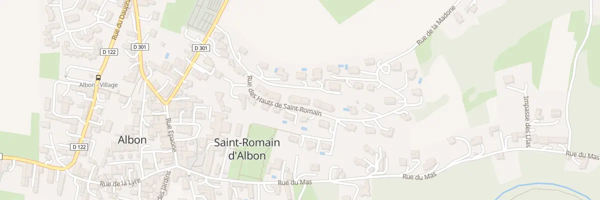 Plan du 195 Rue des Hauts de Saint-Romain à Albon