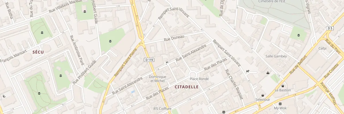 Plan du 16 Rue Saint Alexandre à Chalon-sur-Saône