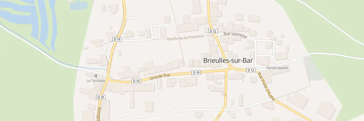 Plan du 12 Gr Grande Rue à Brieulles-sur-Bar