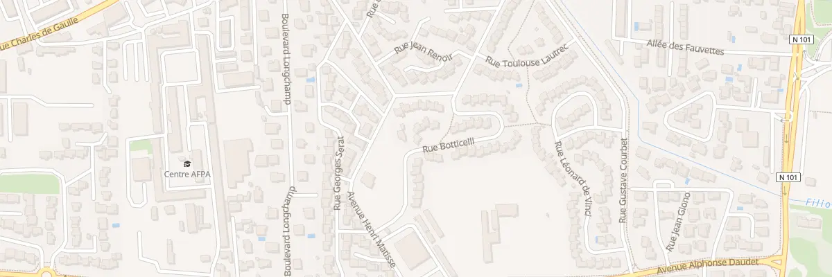 Plan du 18 Rue Botticelli au Pontet