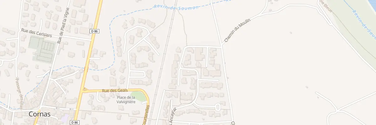 Plan du 14 Rue des Ancayras à Cornas