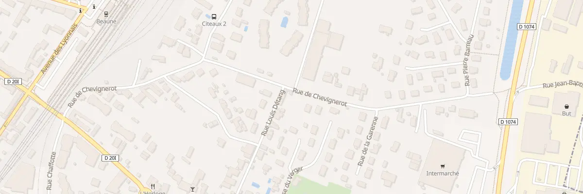 Plan du 26 Rue de Chevignerot à Beaune