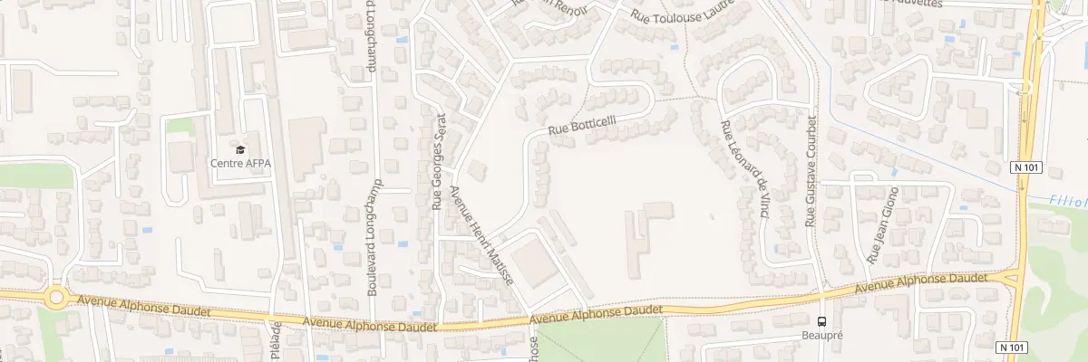 Plan du 43 Rue Botticelli au Pontet