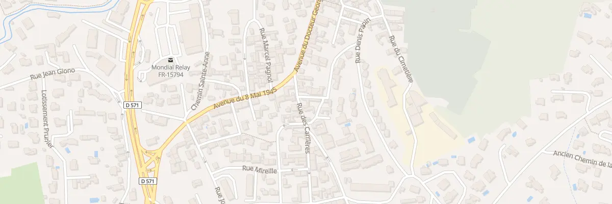Plan du 9 Rue des Carrières à Châteaurenard
