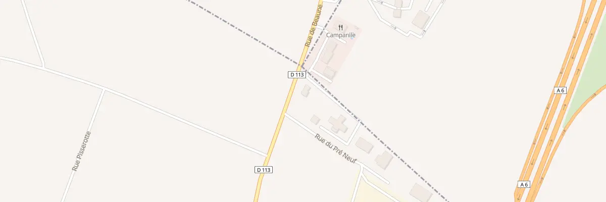 Plan du 1 Rue du Pré Neuf à Montagny-lès-Beaune