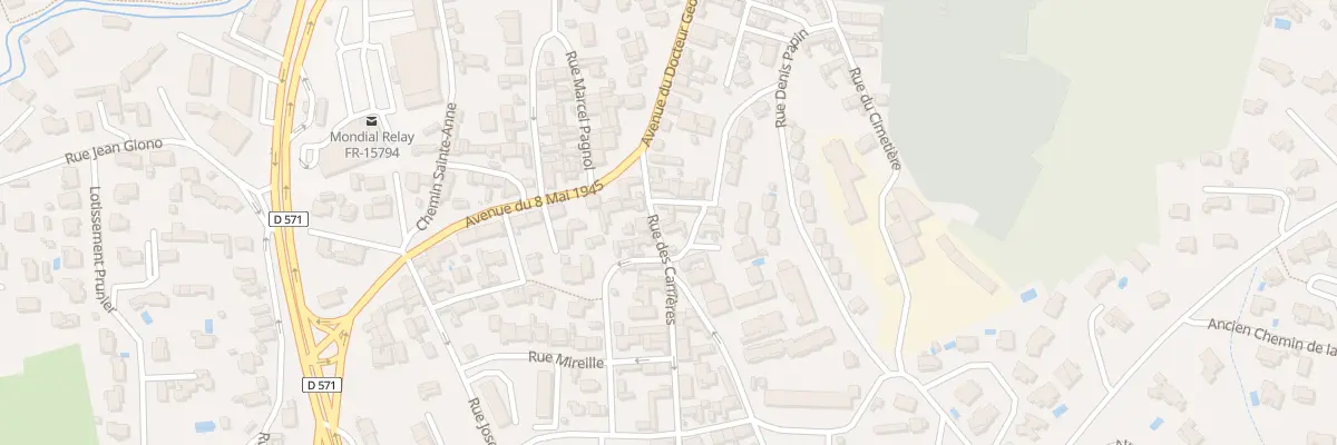Plan du 11 Rue des Carrières à Châteaurenard