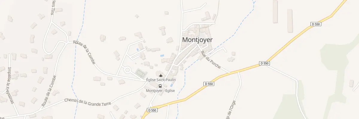Plan du 5040 Le Village à Montjoyer