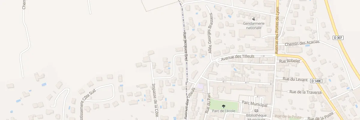 Plan du 96 Rue de la Petite Côte à Solaize