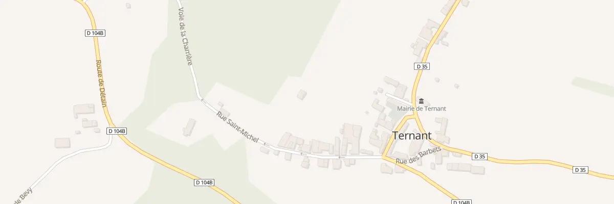 Plan du 42 Rue St Michel à Ternant