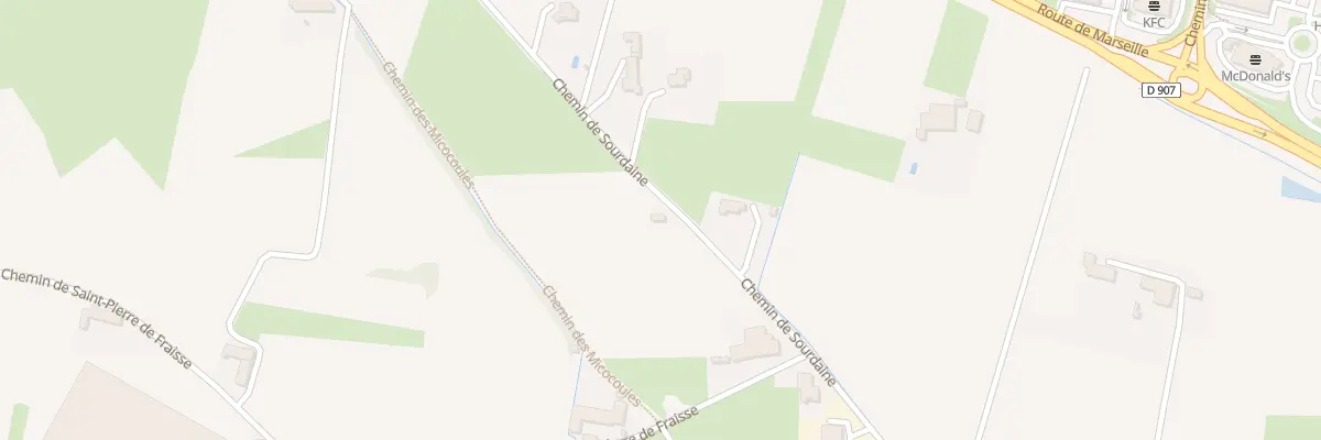 Plan du 626 Che de Sourdaine Mft à Avignon