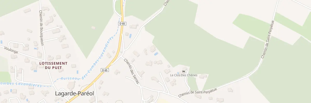 Plan du 5051 Les Serres à Lagarde-Paréol