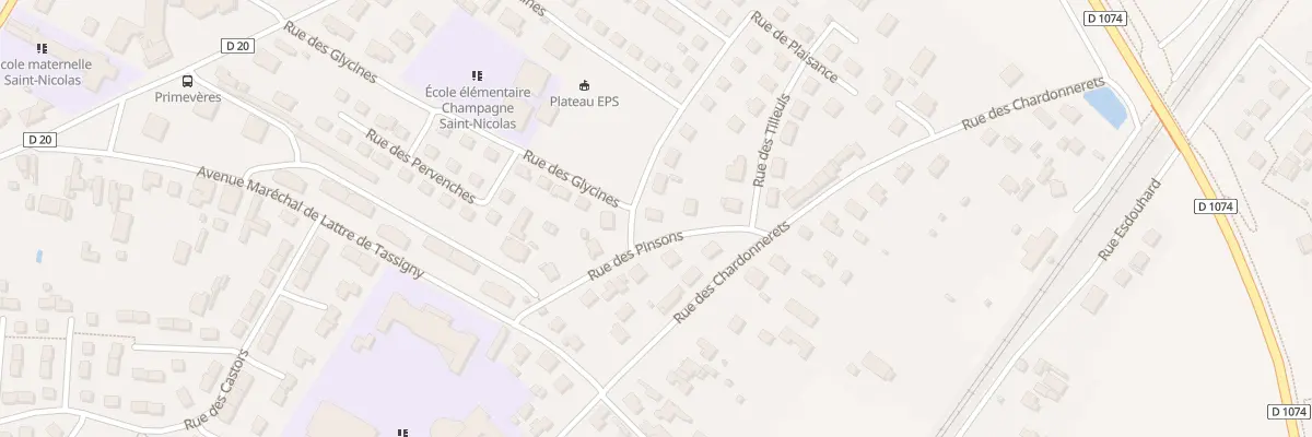 Plan du 2 Rue de Plaisance à Beaune