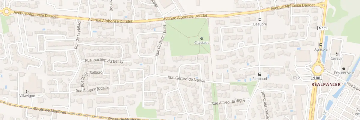 Plan du 4 Rue René Cassin au Pontet