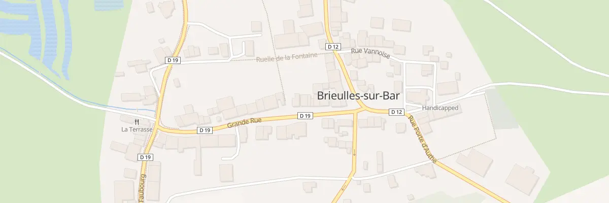 Plan du 8 Gr Grande Rue à Brieulles-sur-Bar