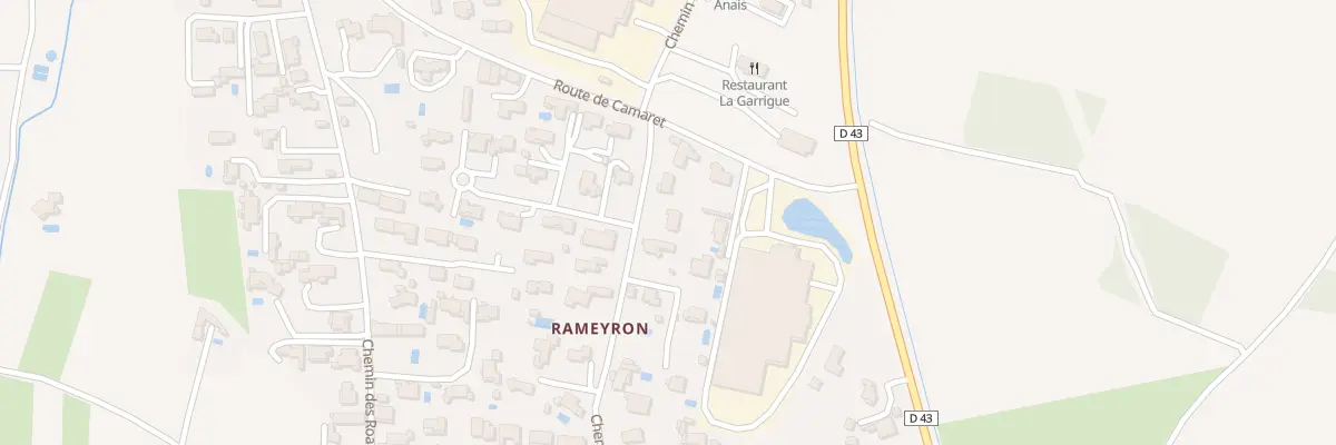 Plan du 5505 Rte de Camaret à Sérignan-du-Comtat