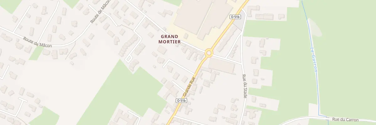 Plan du 21 Rte de Macon à Grièges
