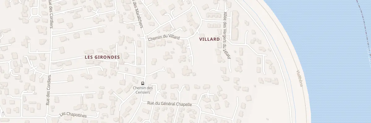 Plan du 97 Che du Villard à Tournon-sur-Rhône