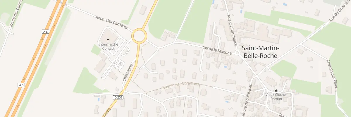 Plan du 165C Rue de la Madone à Saint-Martin-Belle-Roche