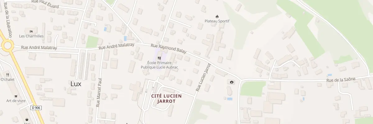 Plan du 8 Rue Raymond Balaÿ à Lux