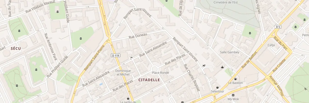 Plan du 11 Rue Saint Alexandre à Chalon-sur-Saône