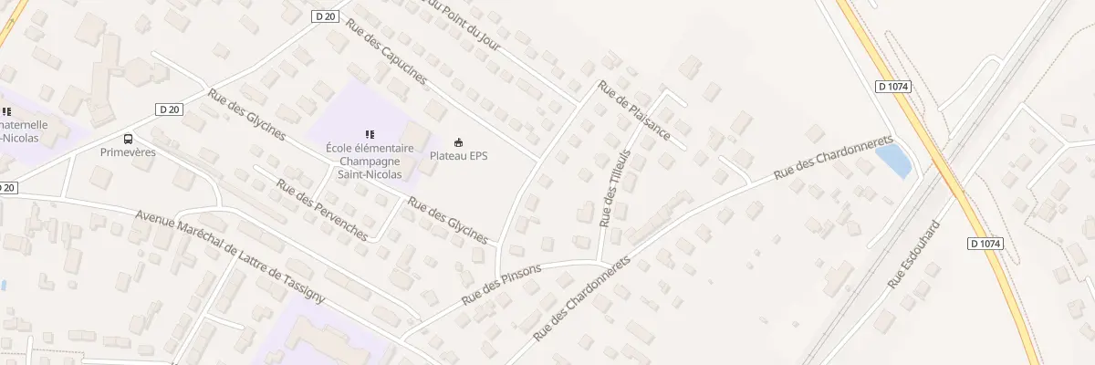 Plan du 8 Rue de Plaisance à Beaune