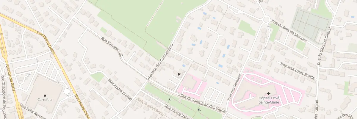 Plan du 4 Rue René Garnier à Chalon-sur-Saône
